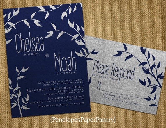 navy white and silver wedding invitations navy and silver wedding invitationselegant vinestree navy white and silver wedding invitations navy and silver wedding invitationselegant vinestree