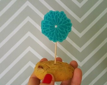 Items similar to Spa Party Printable Food Flags on Etsy