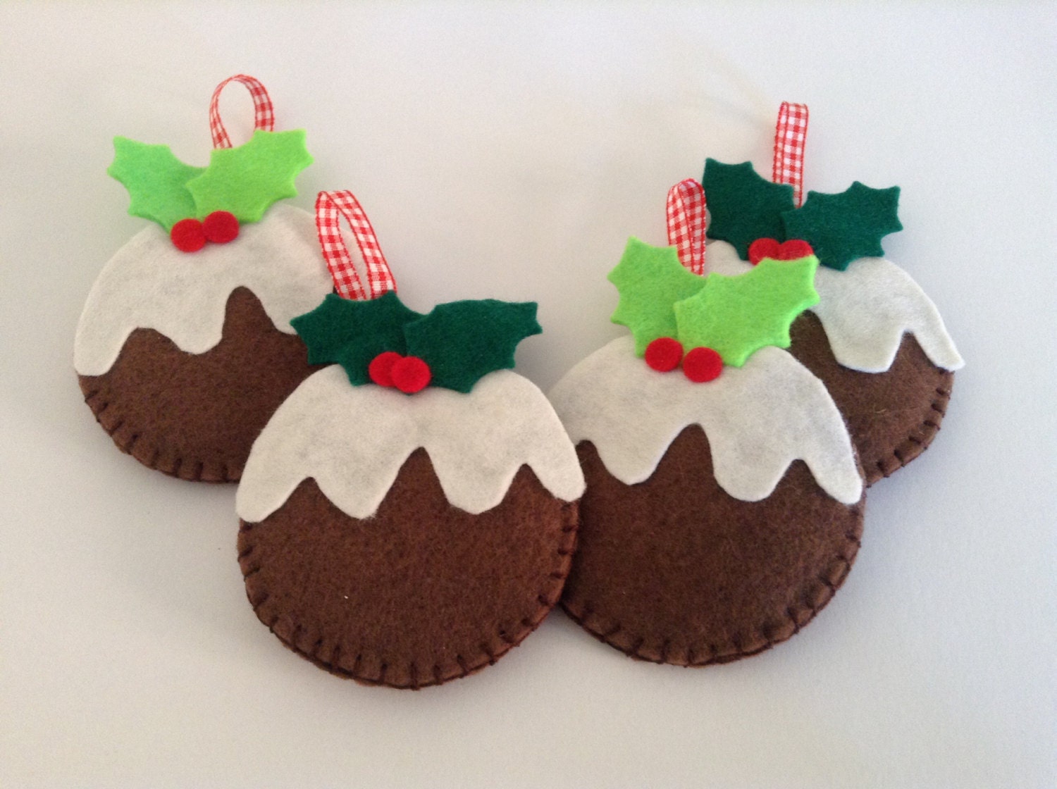 four christmas pudding decorations seasonal holiday four christmas pudding decorations seasonal holiday