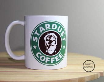 David Bowie Coffee Mug // Ziggy Stardust // Starbucks // Mug // Stardust Coffee // Gifts for her // Gifts for him //