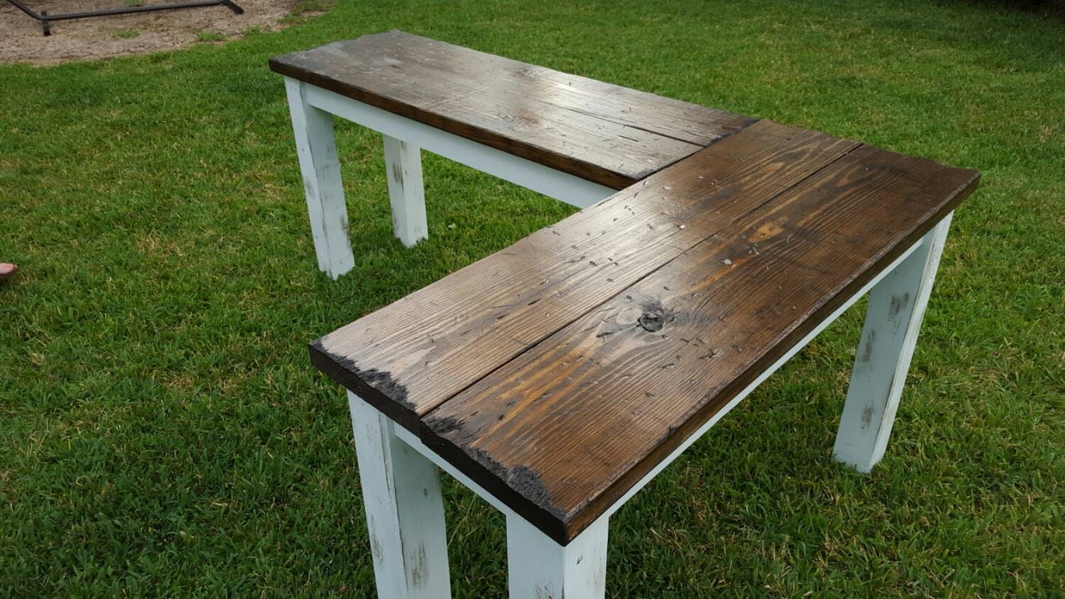 The Rustic Farmhouse L-shaped Desk