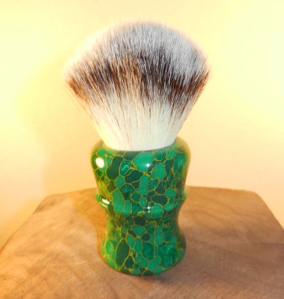 Handmade Custom Shaving Shave Brush Brushes AZ Jade TruStone