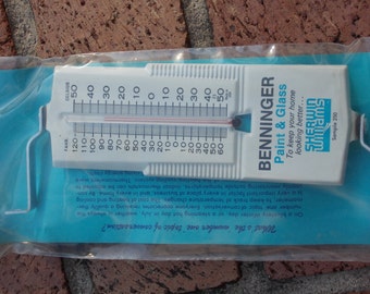 7'' Sherwin williams vintage metal thermometer benninger
