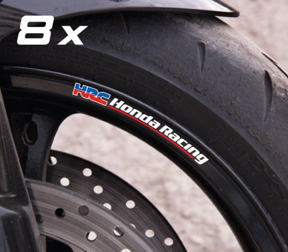 Honda racing wheel stickers #2