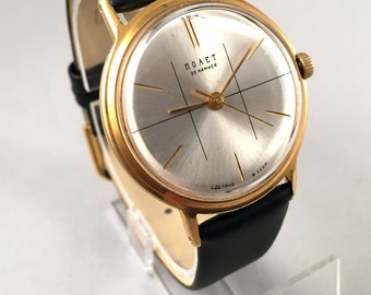 RARE Vintage Men's wristwatch called "POLJOT de LUXE Automatic" 29 jewels movement, Rare timepiece!