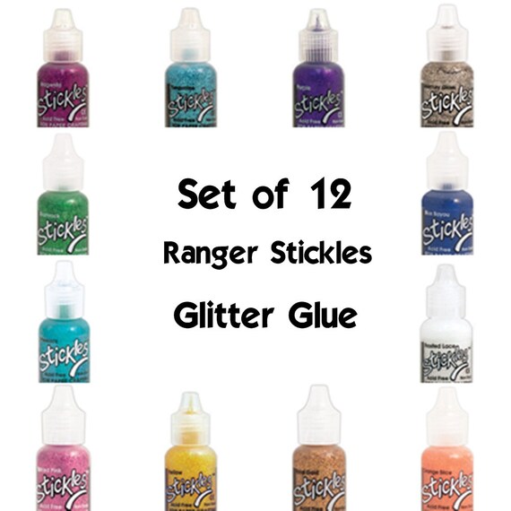 ranger stickles set of 12 glitter glue by thestinstore on etsy ranger stickles set of 12 glitter glue by thestinstore on etsy