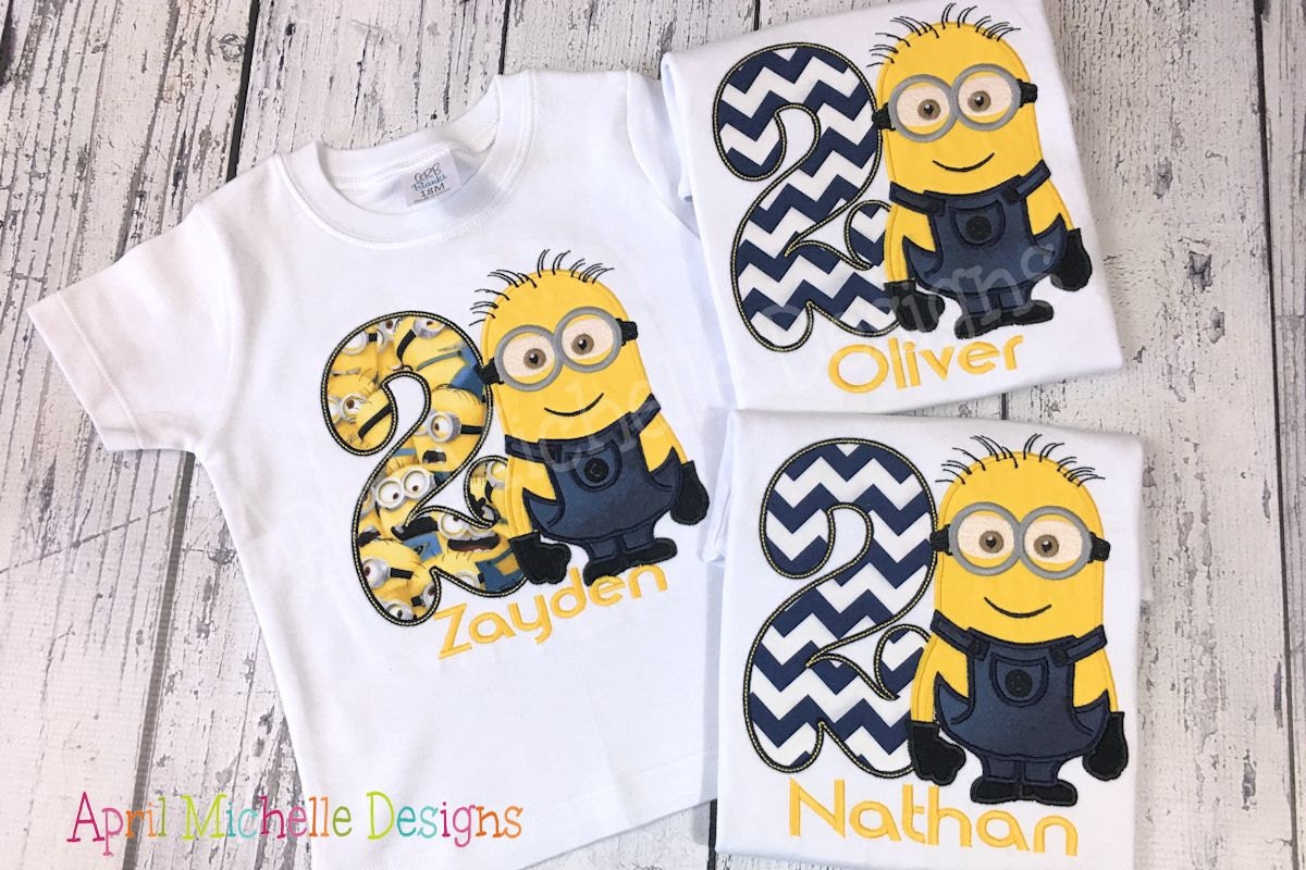 minion first birthday shirt