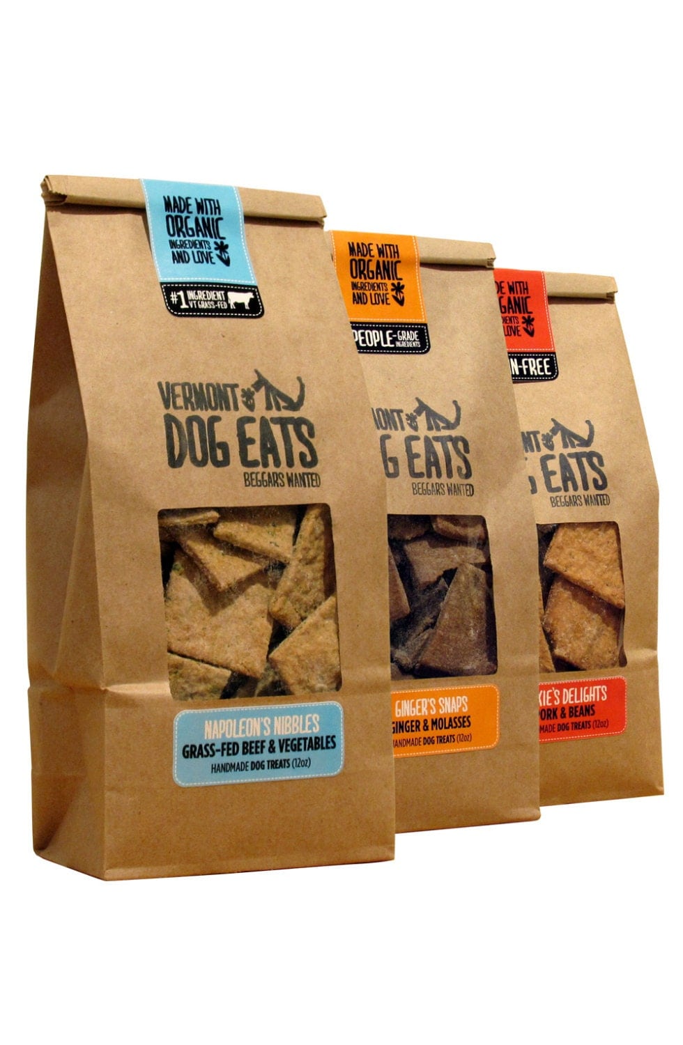 Organic Dog Treat Variety Pack Dixie's Delights by VermontDogEats