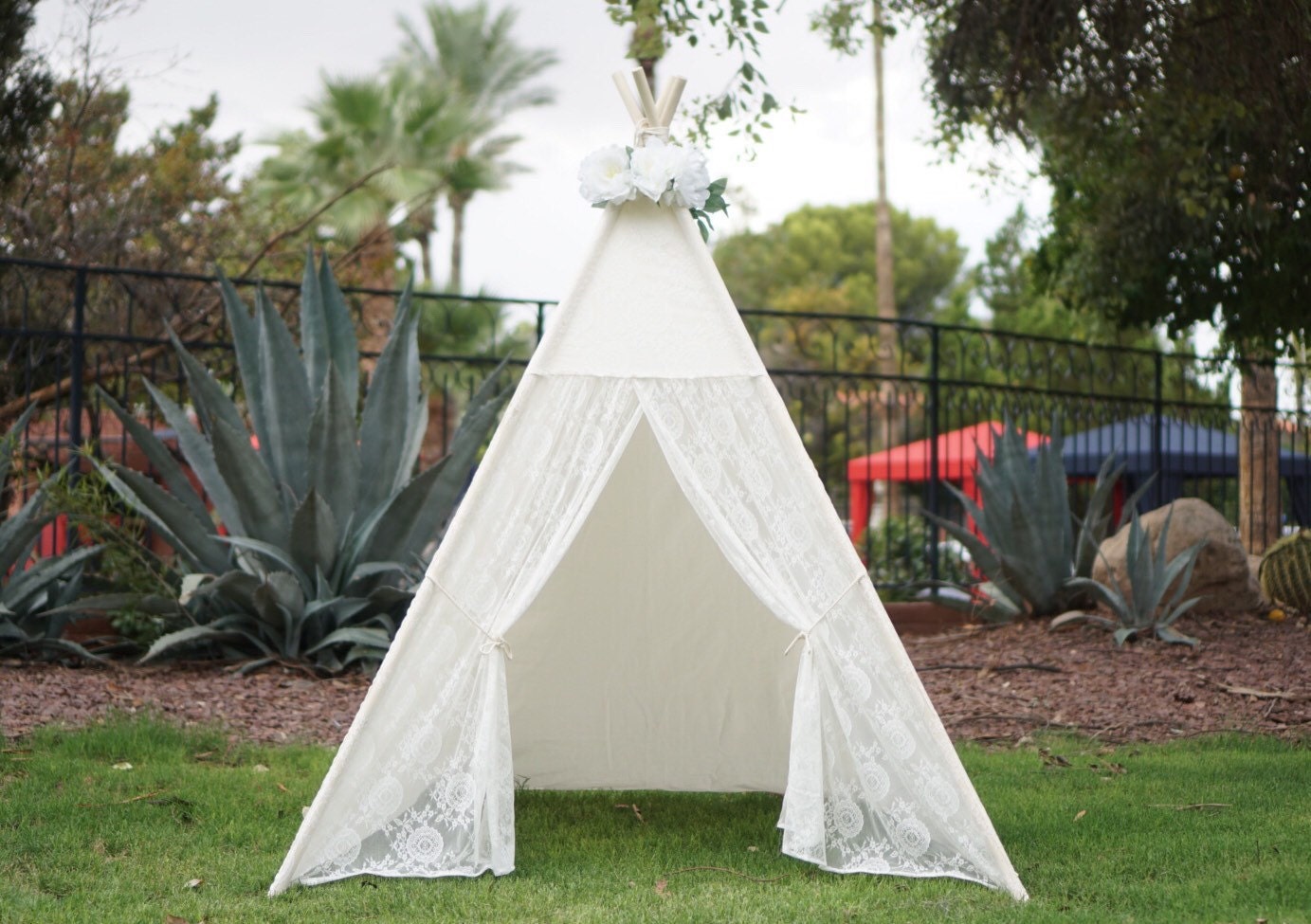 Misty lace teepee kids Teepee tipi Play tent wigwam or