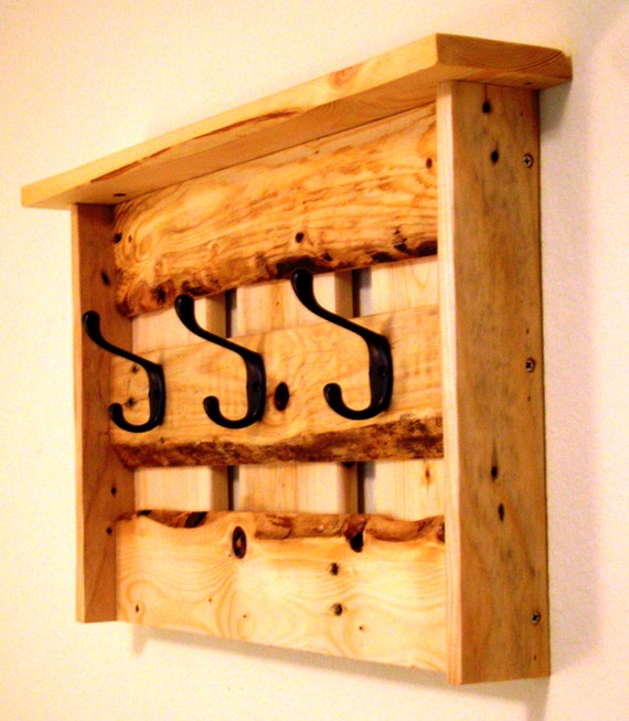 Pallet Wood Coat Rack Repurposed Pallets by RestorationWorksColo