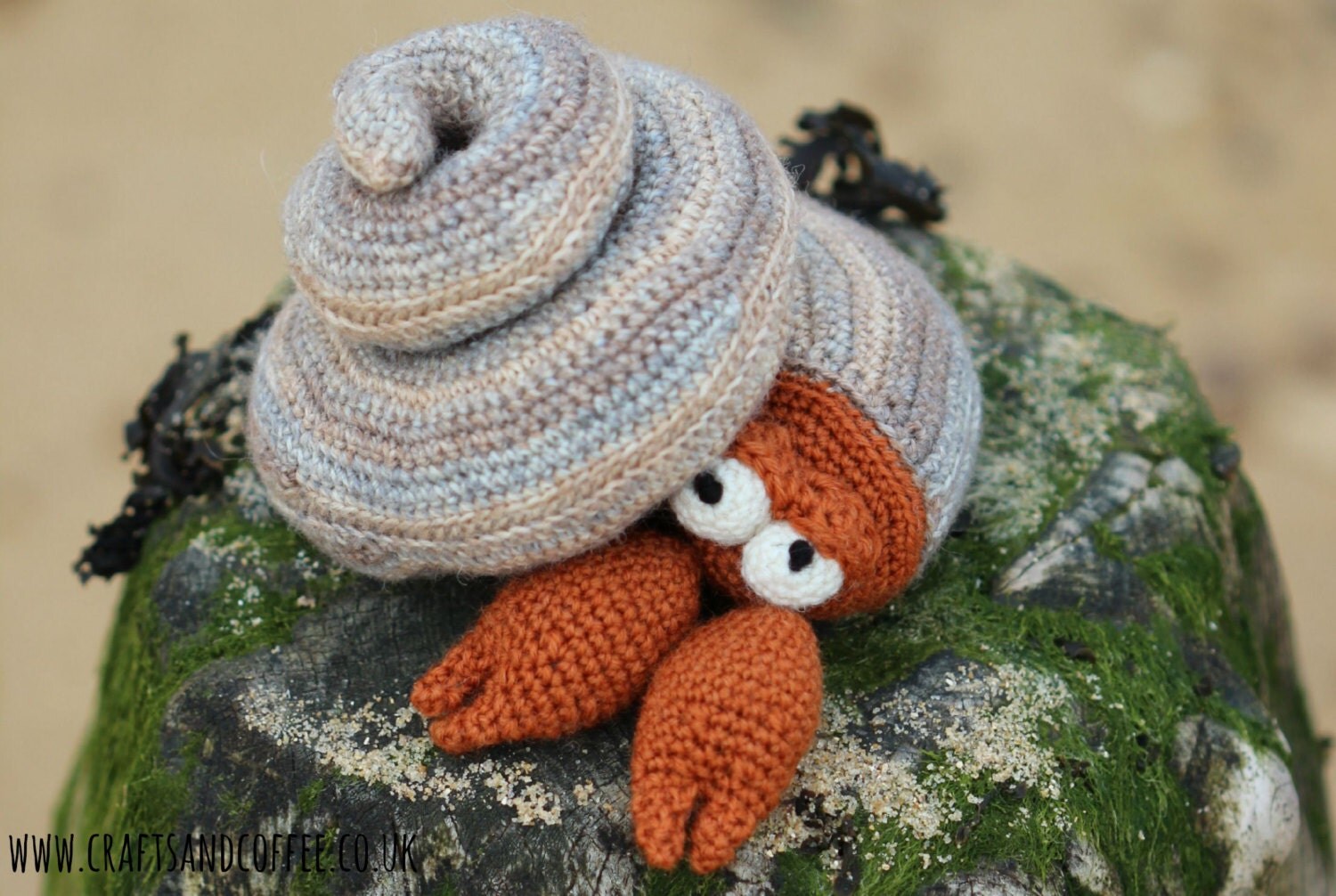 Hermit Crab Crochet Pattern PDF Pattern Only