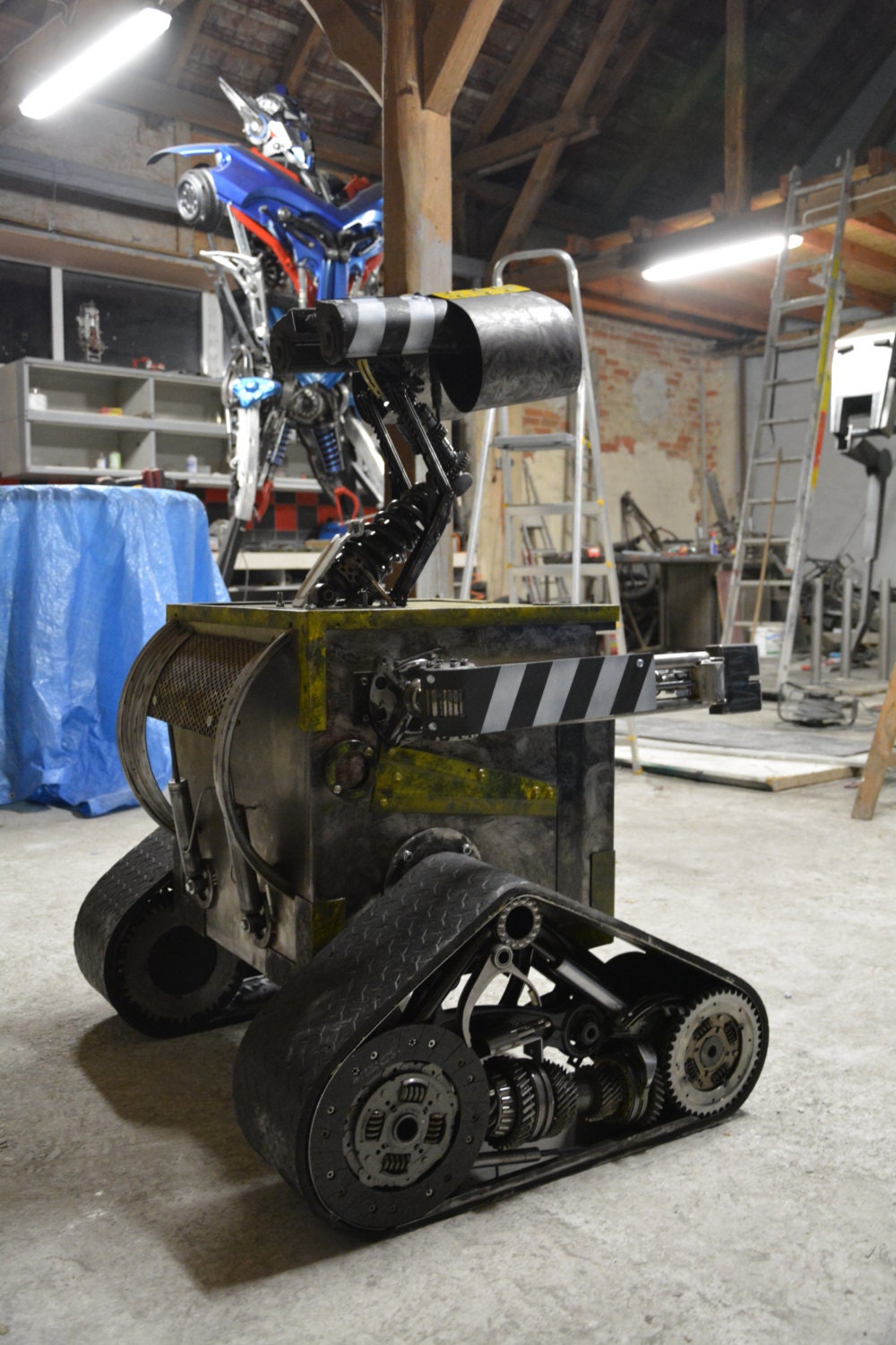 WALLE . Metal art sculpture robot by SKafS on Etsy