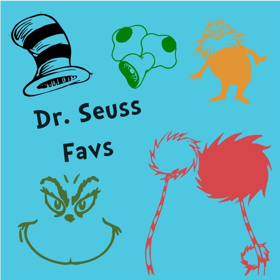 Download fcm svg CUT files of some of our favorite Dr. Seuss by DecalPals