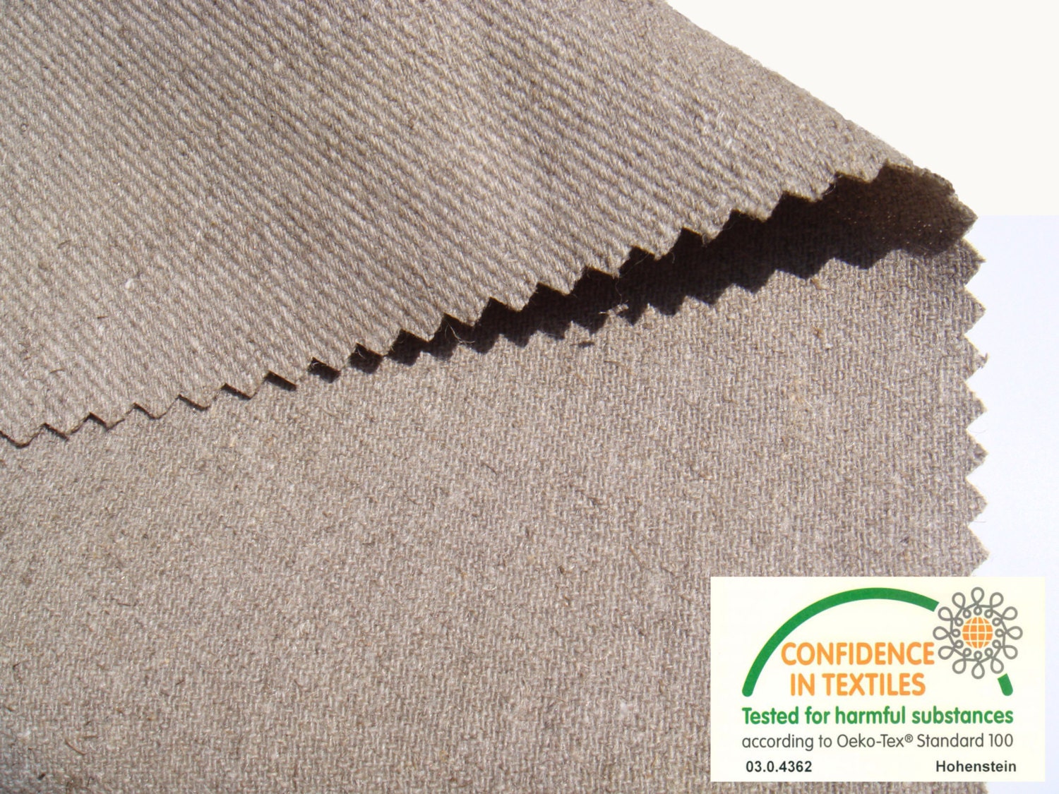 OekoTex certified 100 Linen Flax Fabric / by the yard or