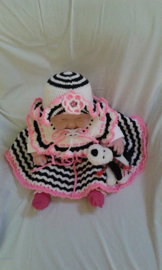 Crochet Baby Girl Dress And Hat Set Baby Shower by JeremiahBaby1