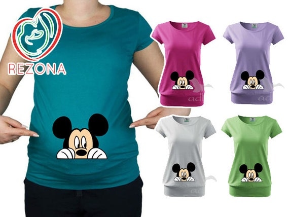maternity mickey mouse shirt