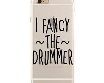 I Fancy The Drummer - Slim & Transparent case for iPhone - by HeartOnMyFingers - SLIMCASE-067