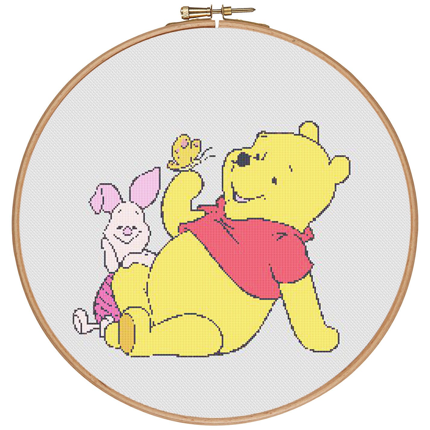 MORE for FREE Winnie the Pooh Counted Cross stitch pattern