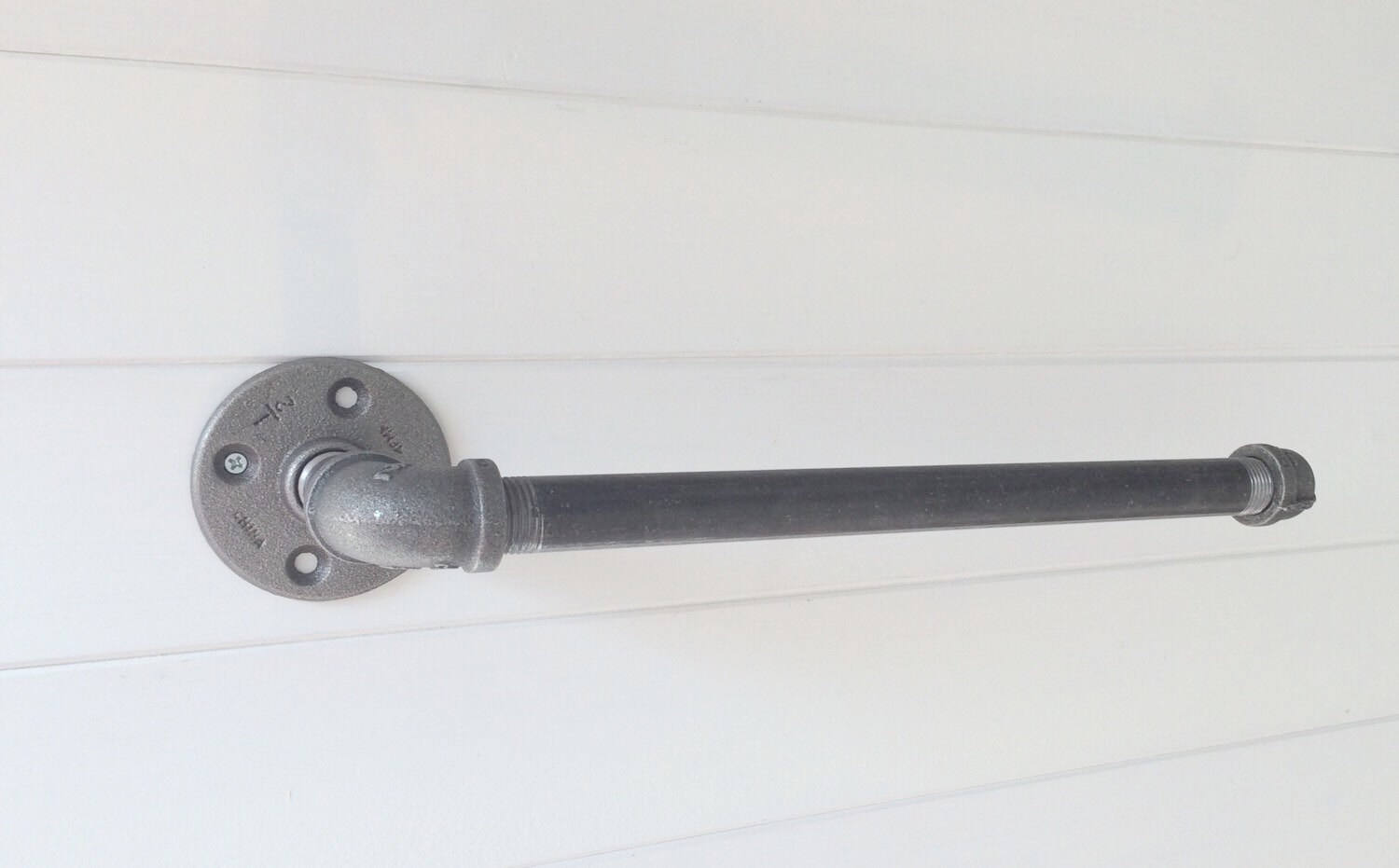 Wall mounted Industrial paper towel holder by LocustAndPlum