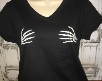 kobe bryant skeleton hand shirt