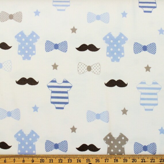 Baby Boy Print Jersey Knit Fabric Cotton Jersey Fabric Extra