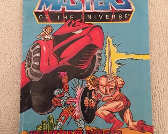 Vintage HE-MAN Masters Of The Universe Mini Comic Book
