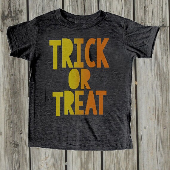 Toddler Halloween shirt. Toddler boy halloween tshirt. Trick