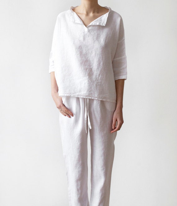 Luxury Linen Pajamas