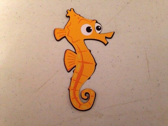 Sheldon die cut from Finding Nemo by ScrappinBJs on Etsy