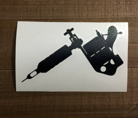  Tattoo Gun Decal 