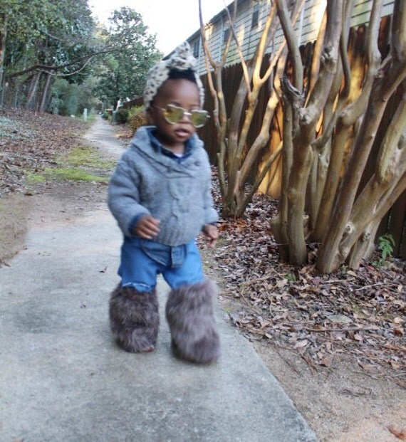 Zulu Furry Leg Warmers Baby/Toddler/Kid leg warmers Free
