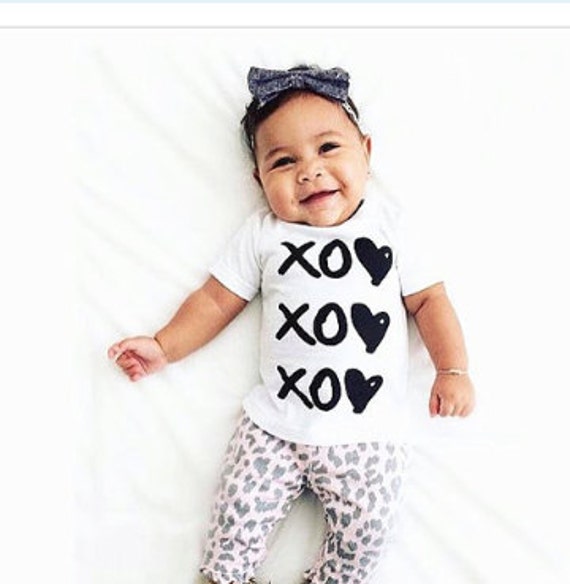 XOXO Tee Infant baby clothing Toddler tee Hipster Kid