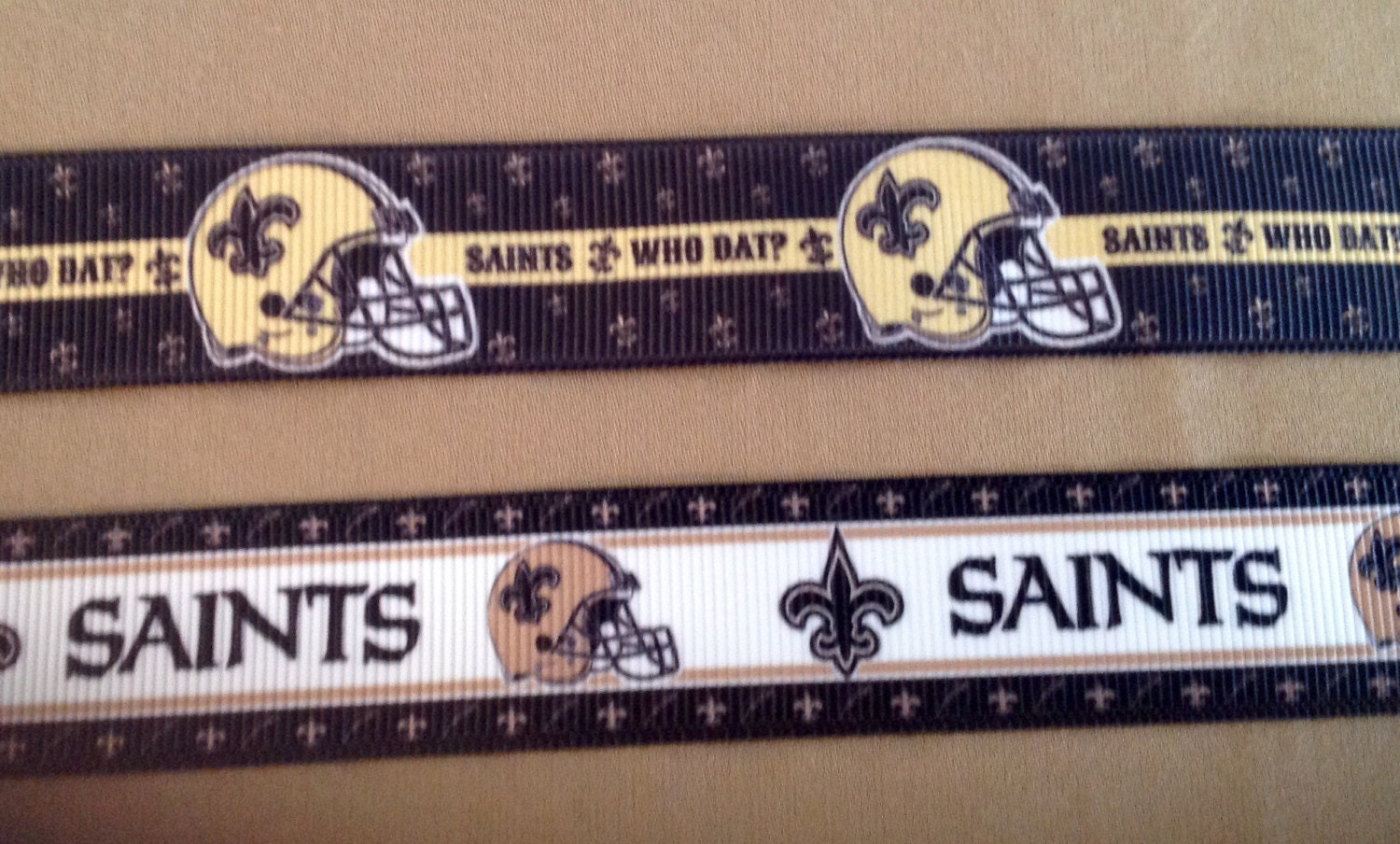 1 Inch Wide Custom Made Adjustable New Orleans Saints Dog