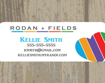Rodan + Fields Sticker Address Labels, Printed Stickers, 1" x 2.625", 30 per page