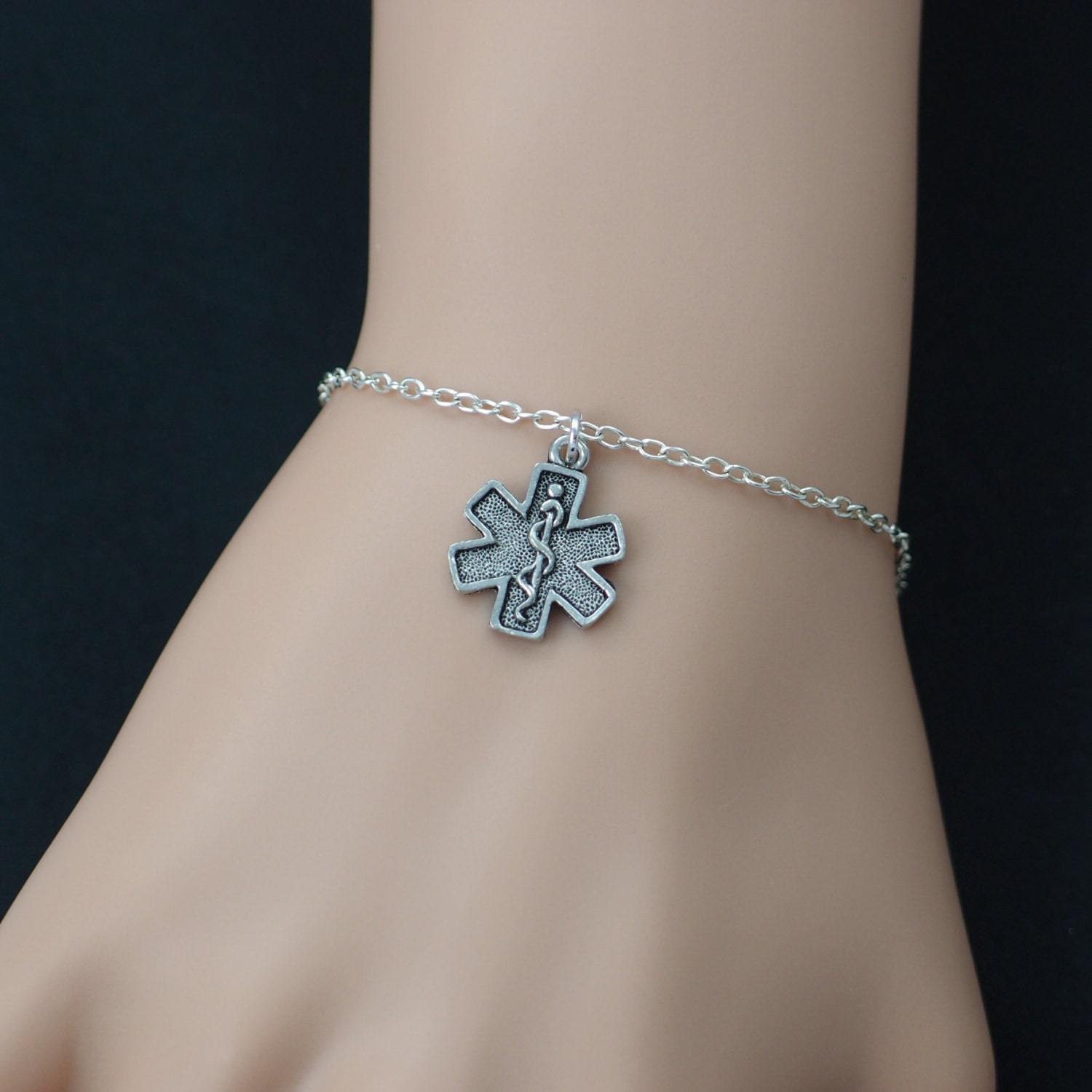 diabetes bracelet sterling silver filled silver medical