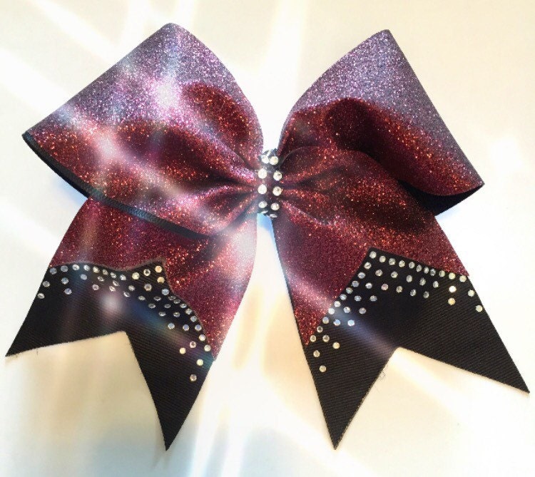 Maroon Cheer Bow Custom Cheer Bows Cheer Bows Cheep