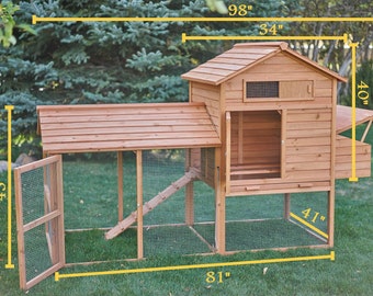 DIY Build Your Own Rambler Backyard Chicken Coop by CoopSaloon