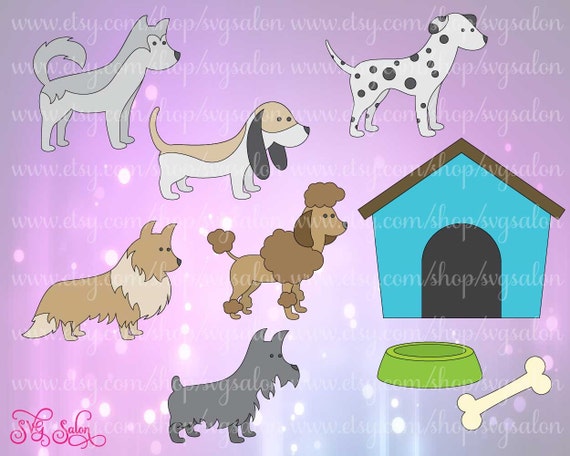 Download Dog Breeds Layered Cutting File Set in Svg Eps Dxf and by ...