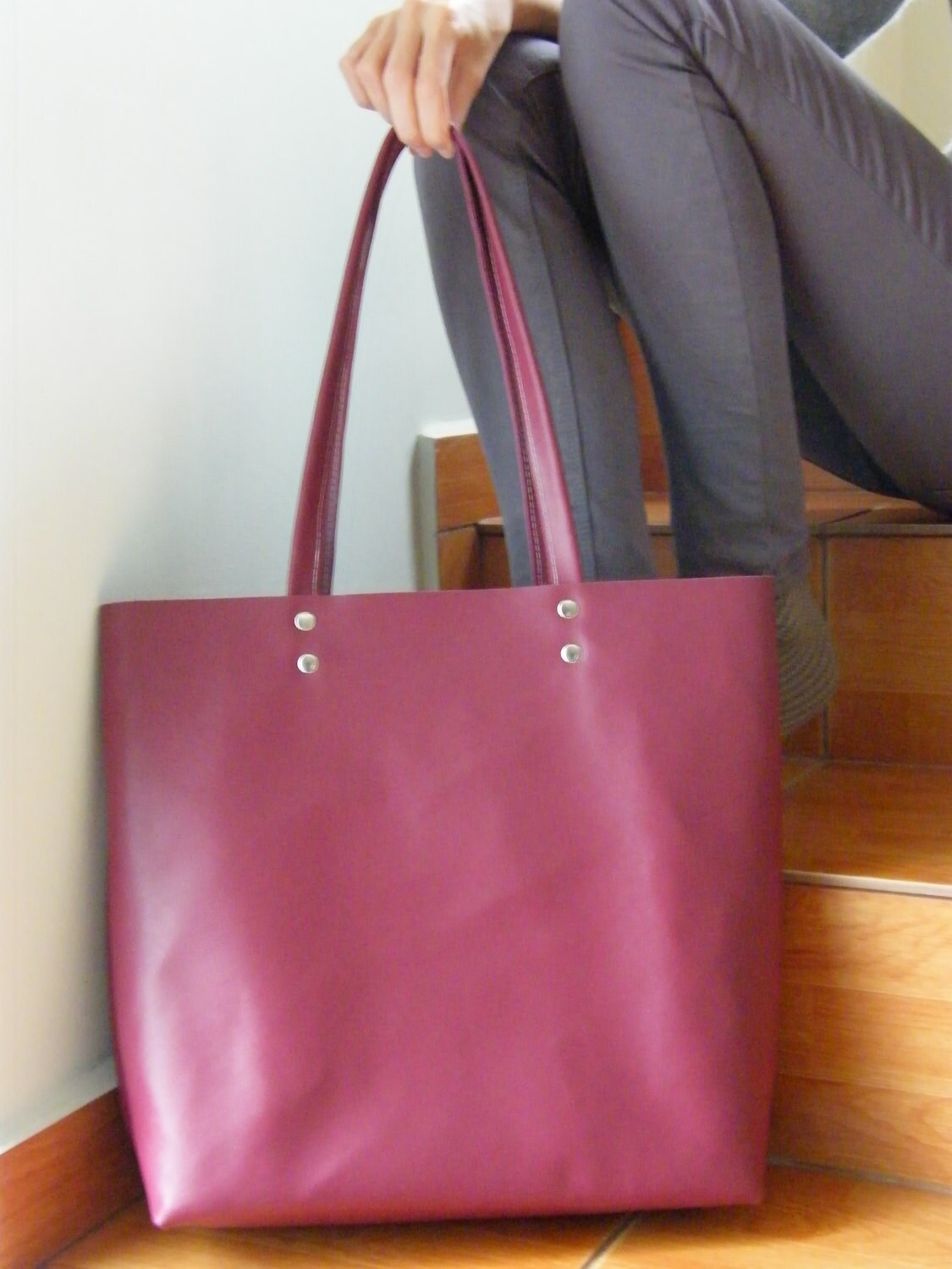 Best price Leather tote.Saffiano leather tote by MrArtigiano
