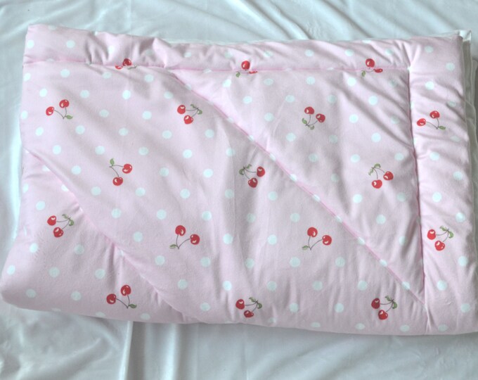 Throw baby blanket for girl Pink minky Warm bedding throw blanket Warm swaddle blanket Toddler bedding Newborn swaddle girl gift for baby