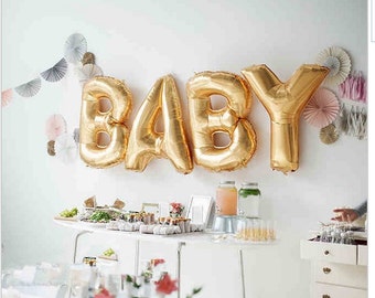 Baby Shower Decorations, Gender Reveal Party, Baby Shower Banner, Baby Shower Balloons, Baby Shower Ideas, Girl Baby Shower