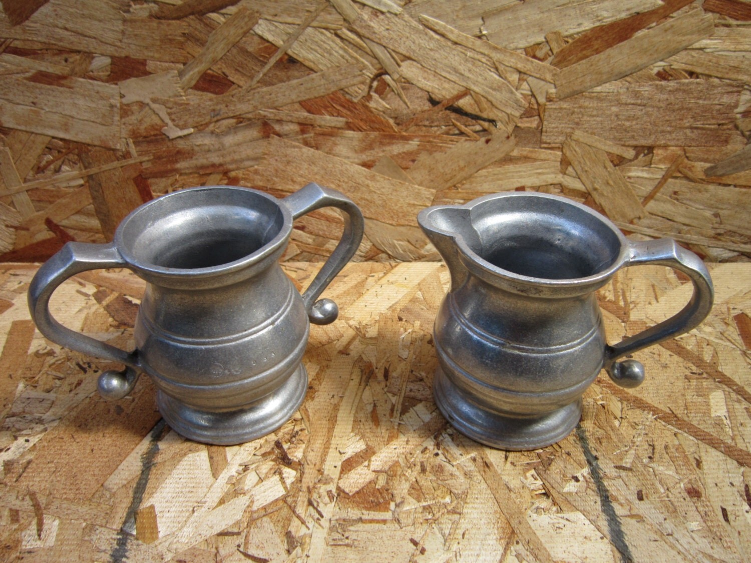 Vintage RWP Wilton Armetale Creamer & Sugar Set Haute Juice