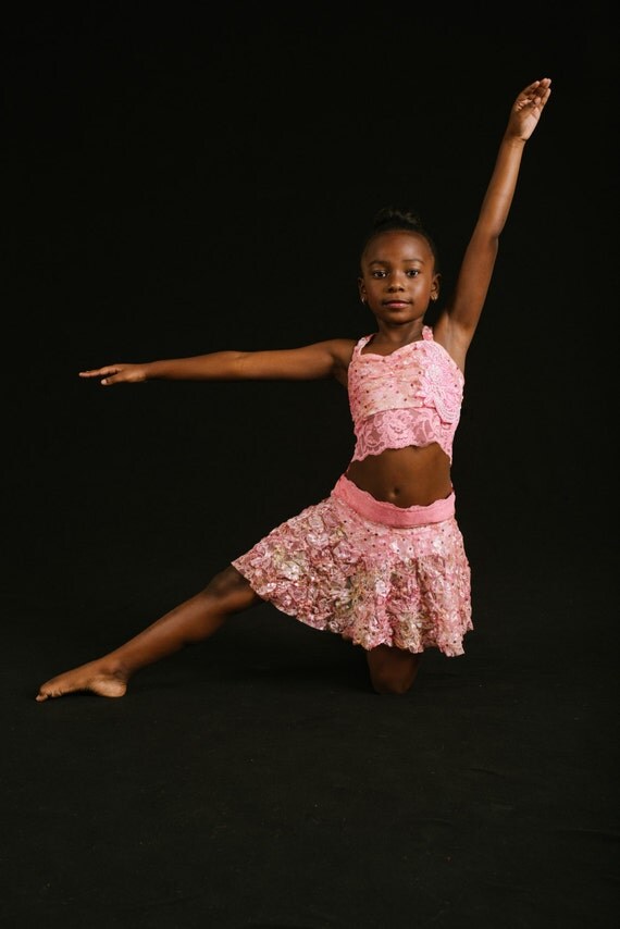 Lyrical Large Child dance costume lyrical dance costume