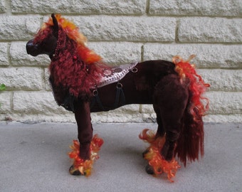 War; Horse of the Apocalypse OOAK Art Doll