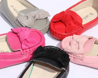 Sale! Toddler Leather Bow Shoes