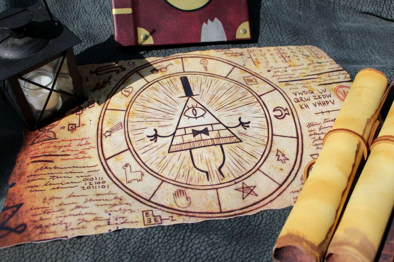 Magic Bill Cipher Summoning Scroll An by TwilightCraftsLLC