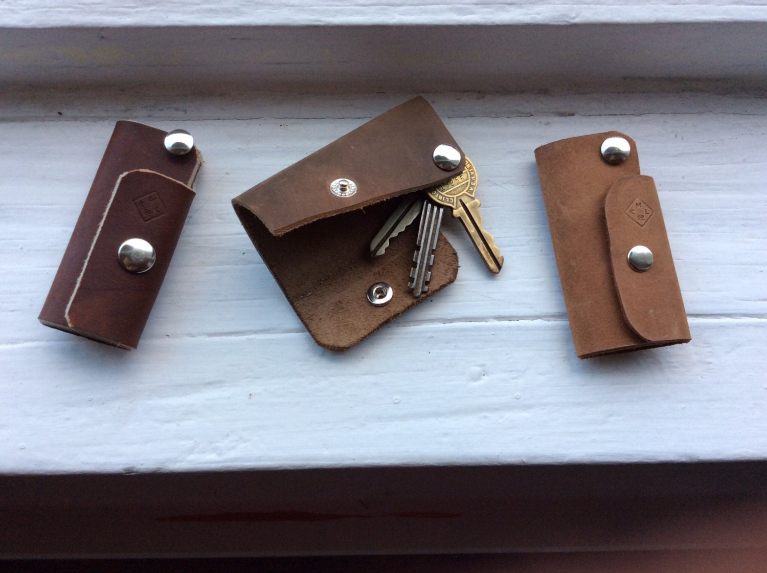 Key Case Leather Keychain