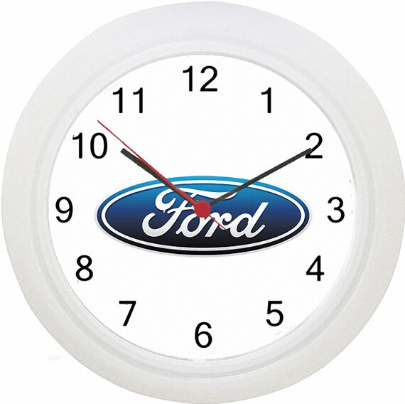 Ford Logo Car Wall Clock No Wiring Fast Delivery