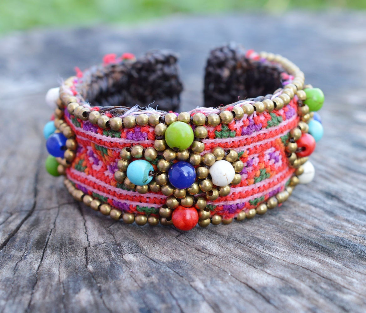 Hmong cuff bracelet Boho Bracelet Gypsy Bracelet Boho chic 3