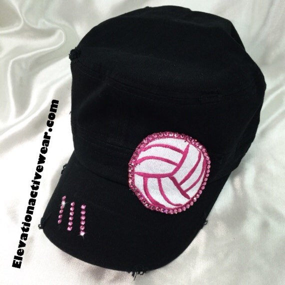 Volleyball Apparel bling hat Girls Vball Cadet Cap Choose